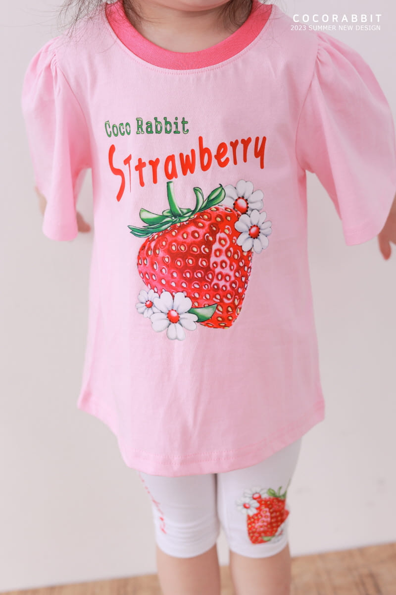 Coco Rabbit - Korean Children Fashion - #kidzfashiontrend - Strawberry Tee - 6
