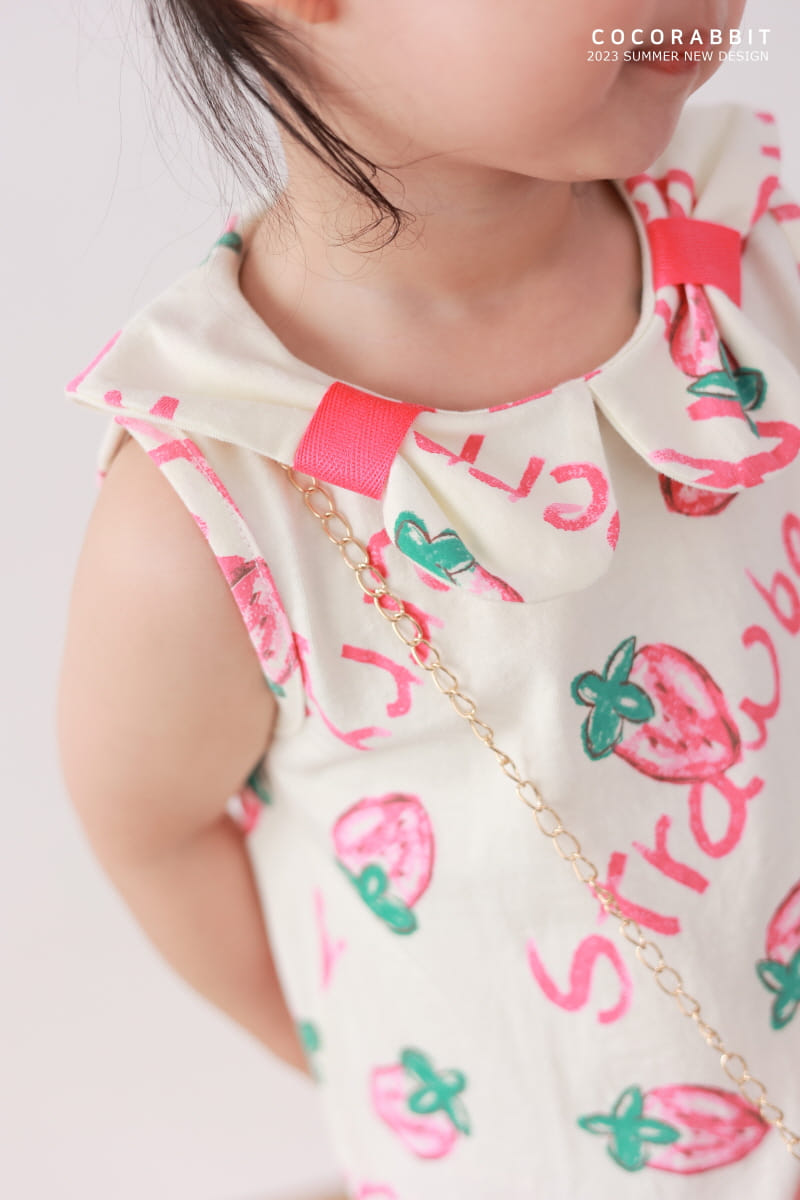 Coco Rabbit - Korean Children Fashion - #kidzfashiontrend - Strawberry One-piece - 5
