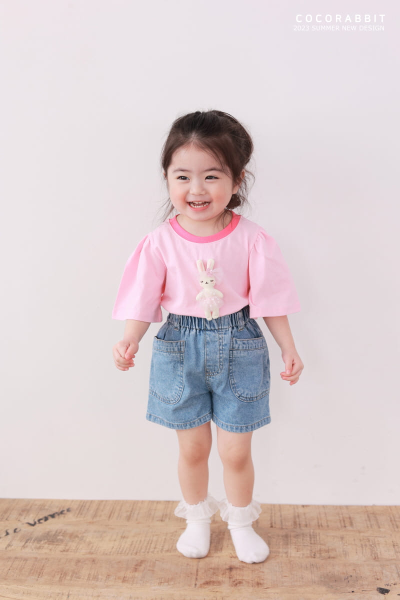 Coco Rabbit - Korean Children Fashion - #kidzfashiontrend - Carrot Rabbit Doll Tee - 2