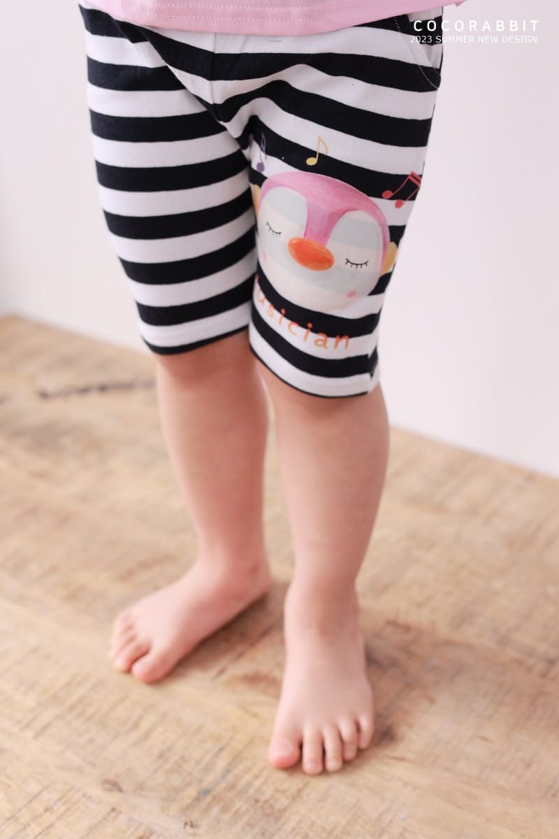 Coco Rabbit - Korean Children Fashion - #kidzfashiontrend - Stripes Penguin Pants