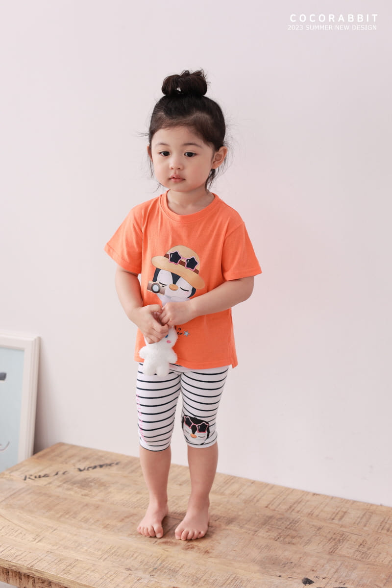 Coco Rabbit - Korean Children Fashion - #littlefashionista - Penguin Slit Tee - 2