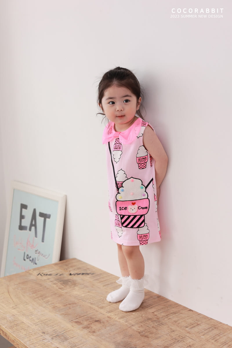 Coco Rabbit - Korean Children Fashion - #littlefashionista - Ice Cream One-piece - 6