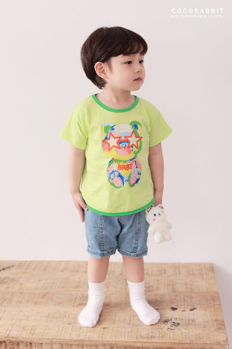 Coco Rabbit - Korean Children Fashion - #littlefashionista - Star Bear TEe - 3