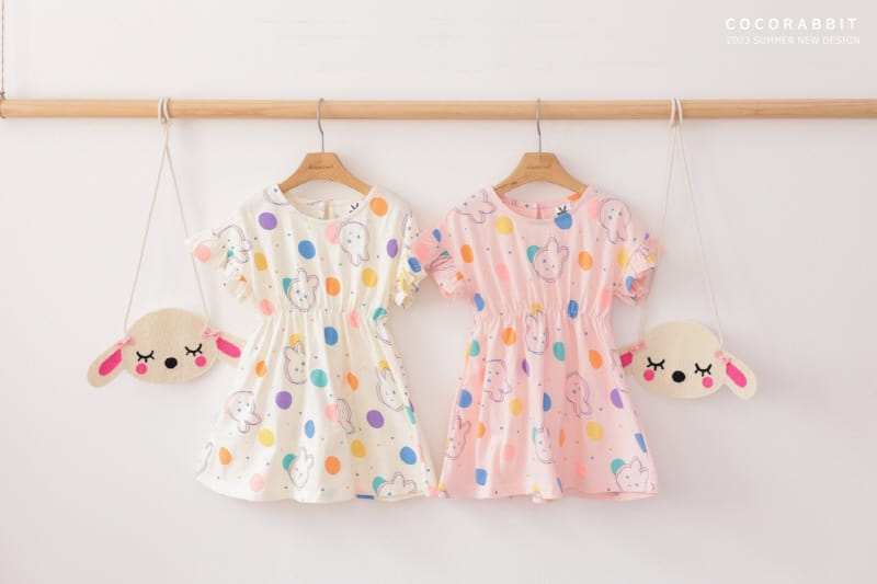 Coco Rabbit - Korean Children Fashion - #littlefashionista - Dot Rabbit One-piece - 10