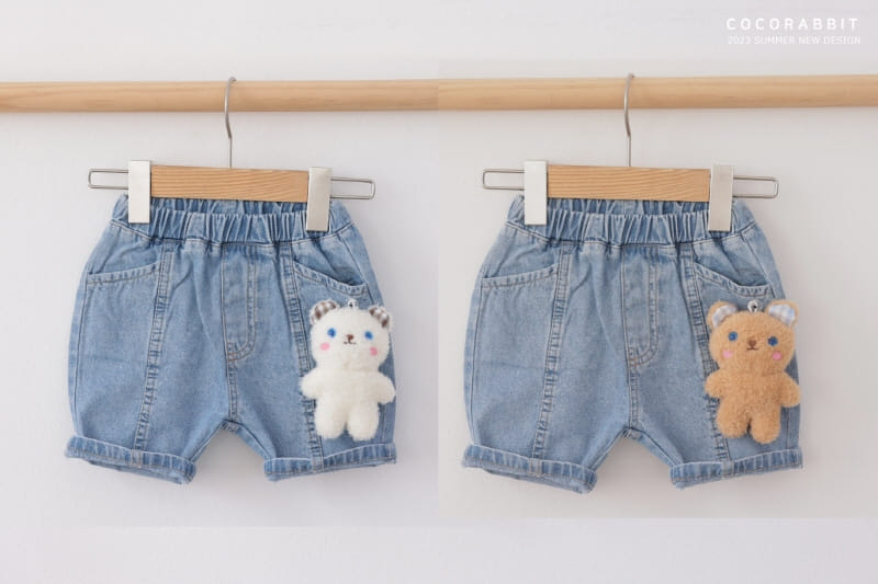 Coco Rabbit - Korean Children Fashion - #magicofchildhood - Bear Slit Jenas - 12