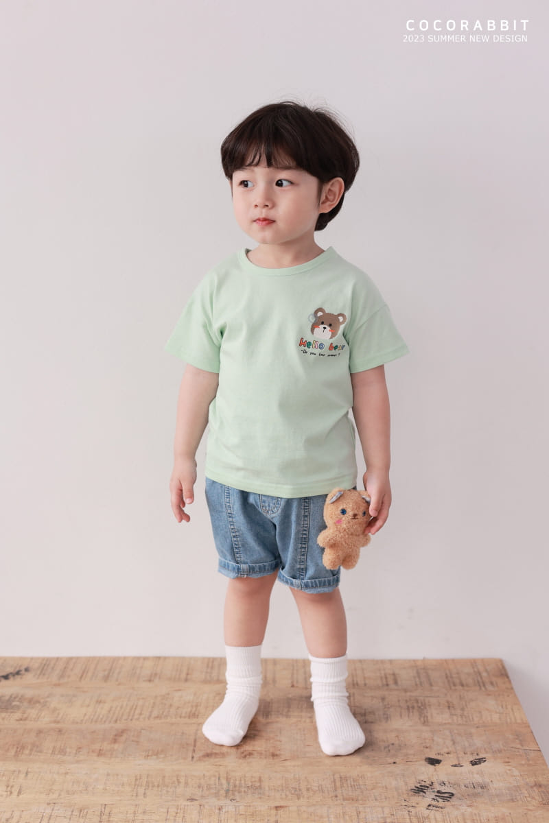 Coco Rabbit - Korean Children Fashion - #magicofchildhood - Hello Bear Tee - 7