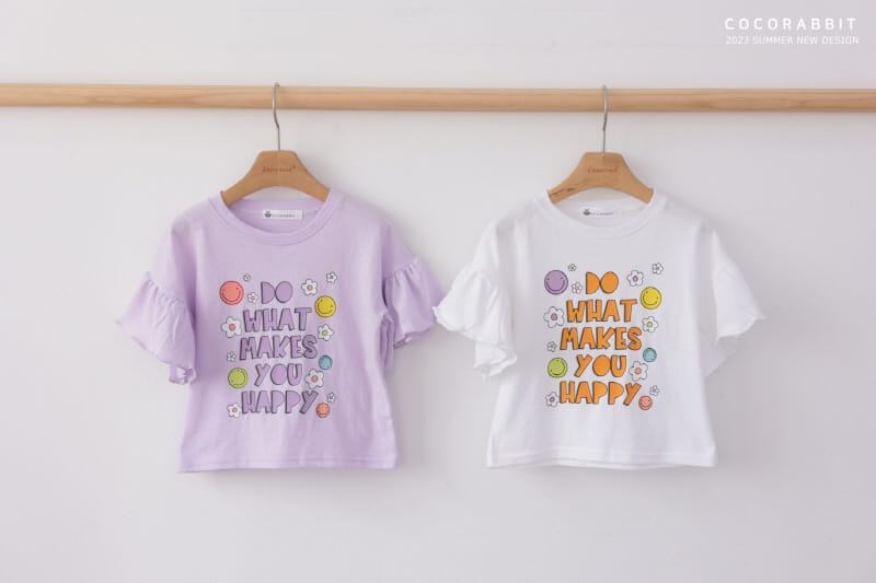 Coco Rabbit - Korean Children Fashion - #magicofchildhood - Happy Frill Tee - 6