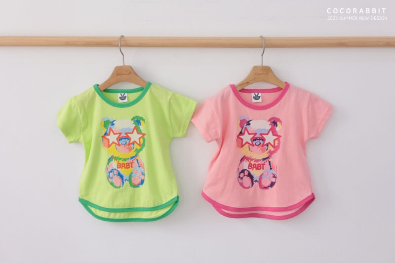 Coco Rabbit - Korean Children Fashion - #littlefashionista - Star Bear TEe - 4