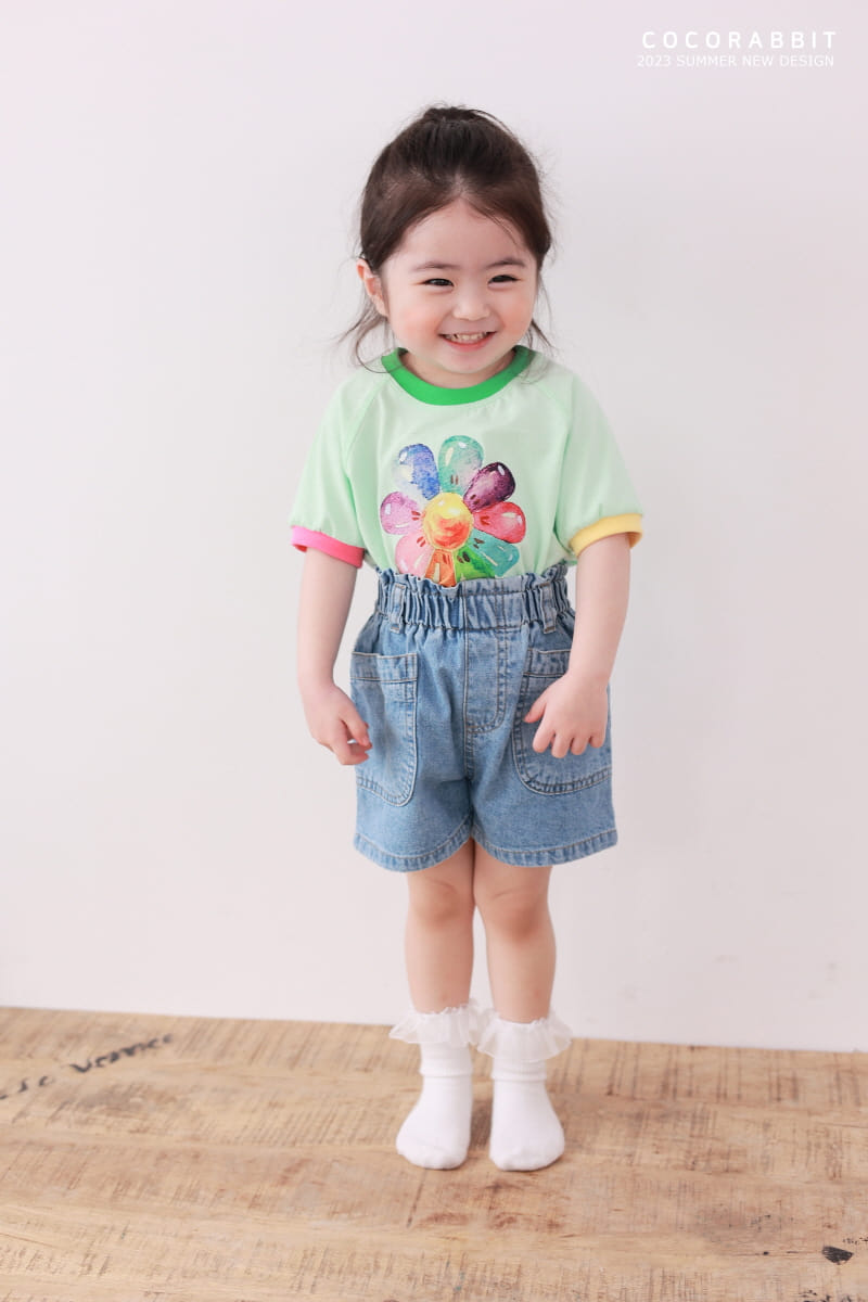 Coco Rabbit - Korean Children Fashion - #magicofchildhood - Rainbow Flower Tee