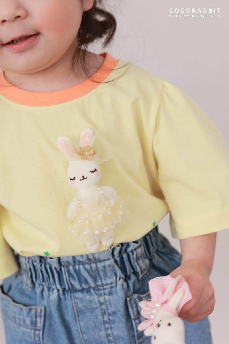 Coco Rabbit - Korean Children Fashion - #magicofchildhood - Carrot Rabbit Doll Tee - 5