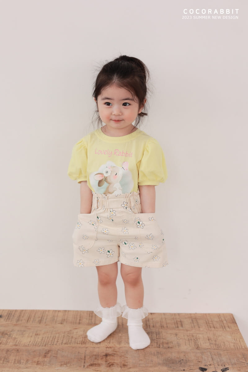 Coco Rabbit - Korean Children Fashion - #minifashionista - Rabbit Puff Sha Tee - 2