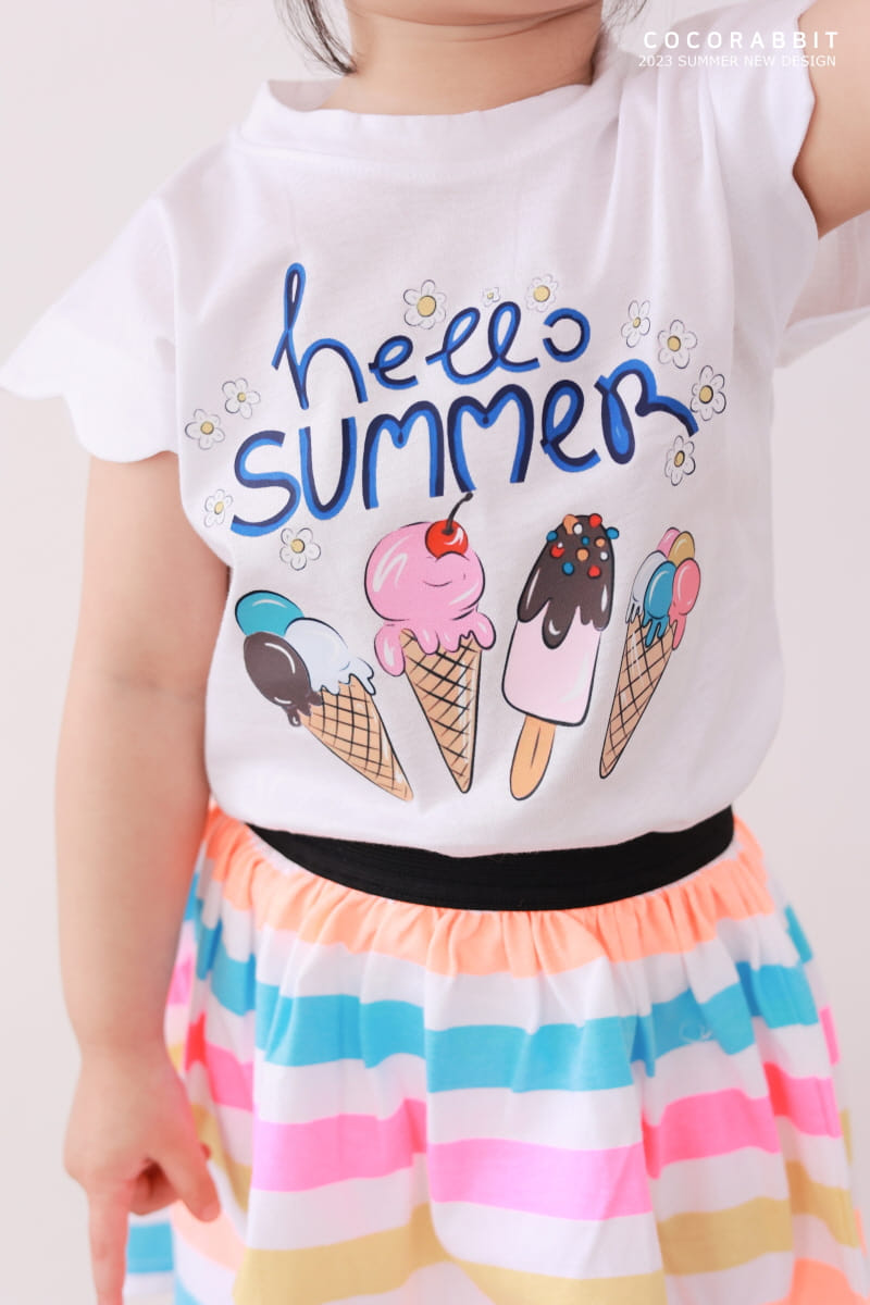 Coco Rabbit - Korean Children Fashion - #minifashionista - Summer Ice Cream Tee - 7