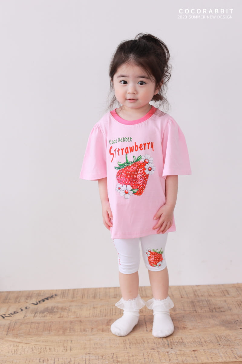 Coco Rabbit - Korean Children Fashion - #minifashionista - Strawberry Tee - 10