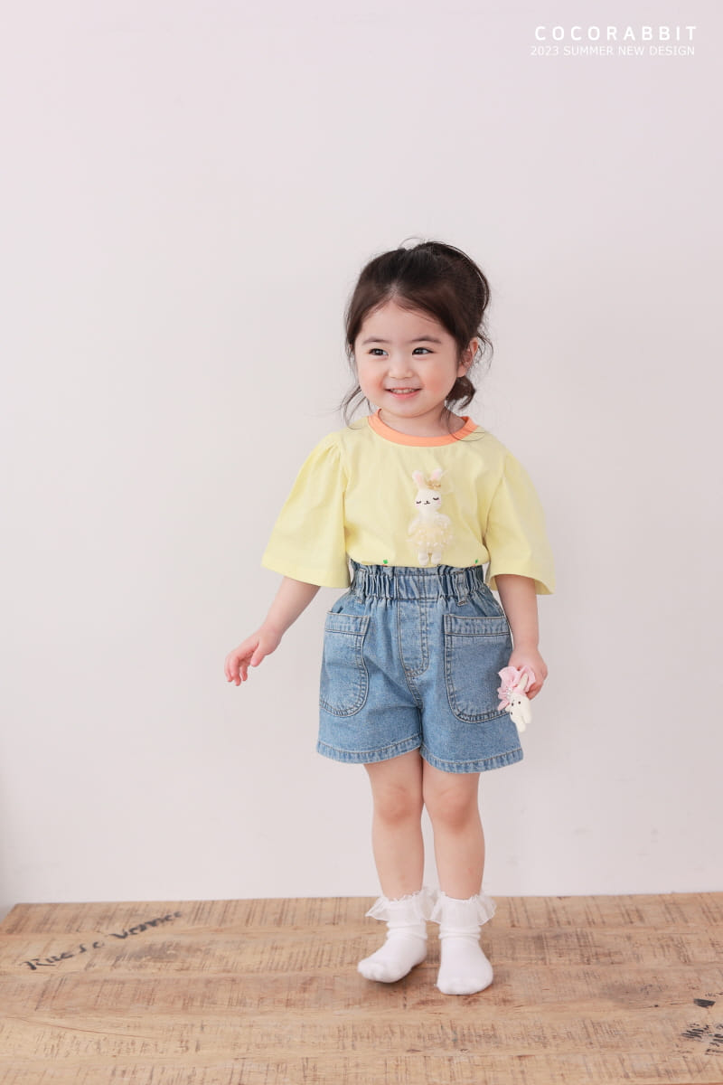 Coco Rabbit - Korean Children Fashion - #minifashionista - Carrot Rabbit Doll Tee - 6