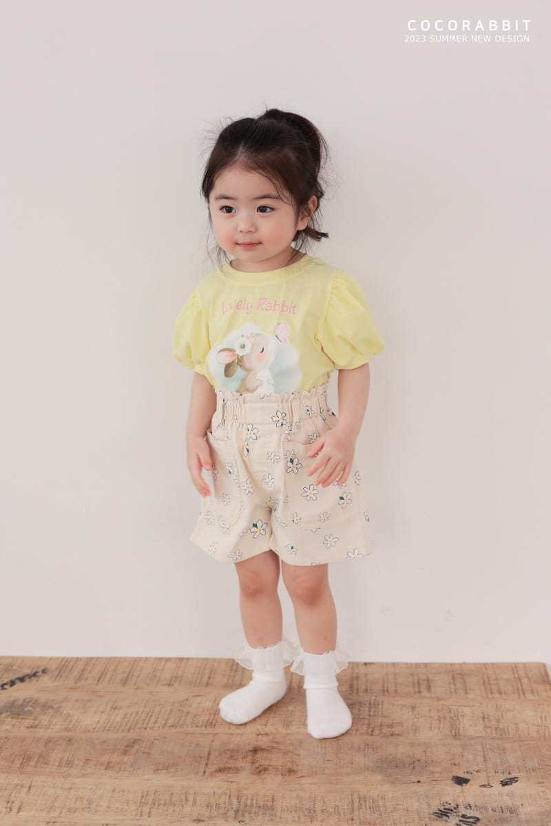 Coco Rabbit - Korean Children Fashion - #prettylittlegirls - Rabbit Puff Sha Tee - 3