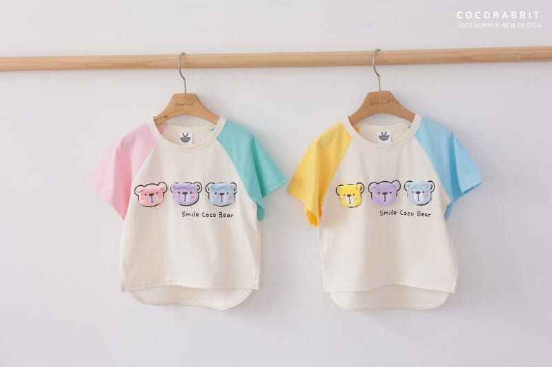 Coco Rabbit - Korean Children Fashion - #prettylittlegirls - Color Face Tee - 5