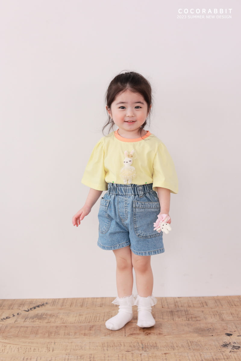 Coco Rabbit - Korean Children Fashion - #prettylittlegirls - Carrot Rabbit Doll Tee - 7