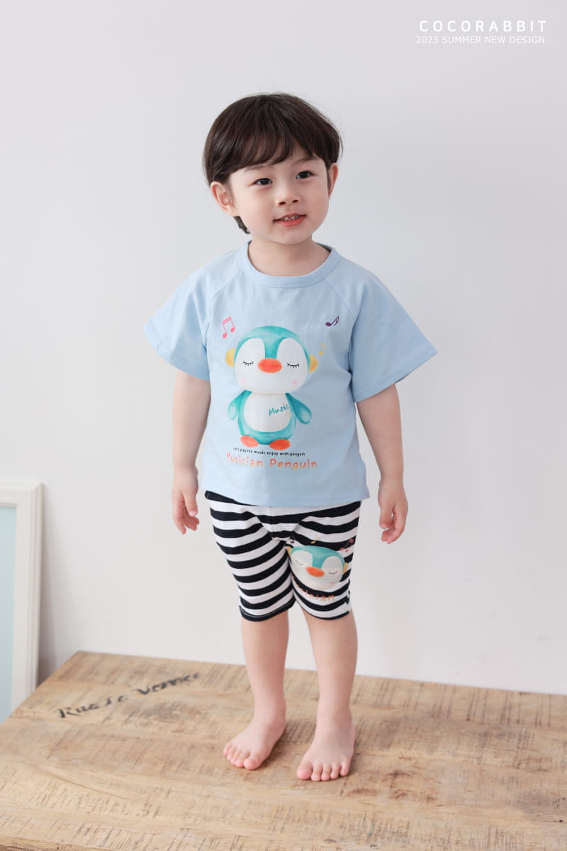 Coco Rabbit - Korean Children Fashion - #prettylittlegirls - Stripes Penguin Pants - 6