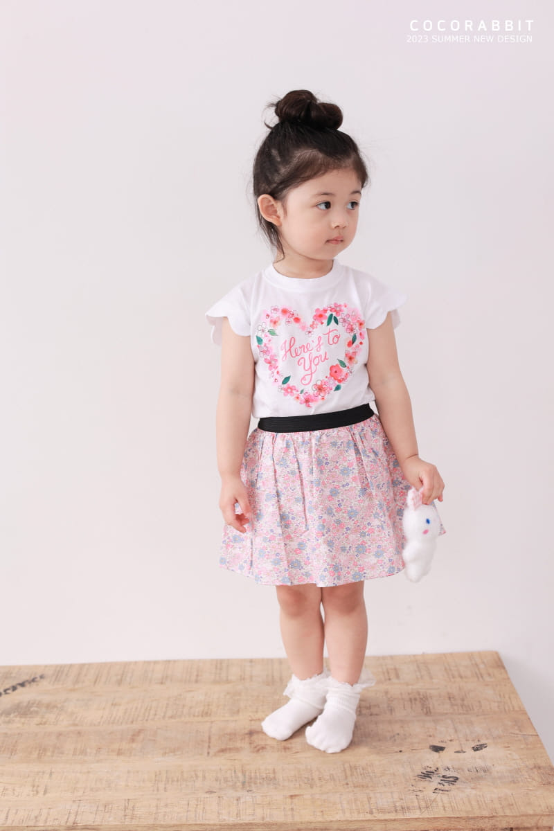 Coco Rabbit - Korean Children Fashion - #stylishchildhood - Flower Skirt - 5