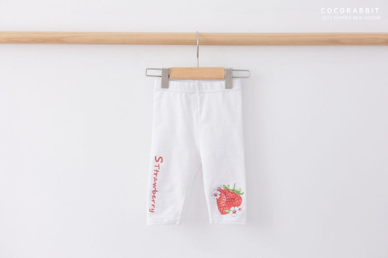Coco Rabbit - Korean Children Fashion - #stylishchildhood - Strawberry Leggings - 12