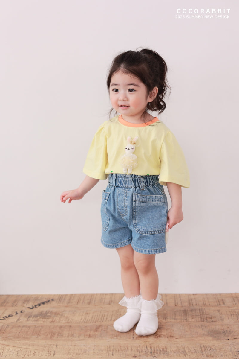 Coco Rabbit - Korean Children Fashion - #todddlerfashion - Carrot Rabbit Doll Tee - 8