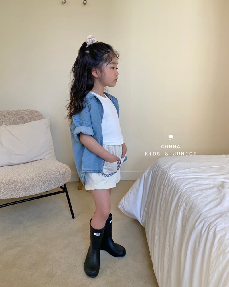Comma - Korean Children Fashion - #Kfashion4kids - Check Piping Pants - 5