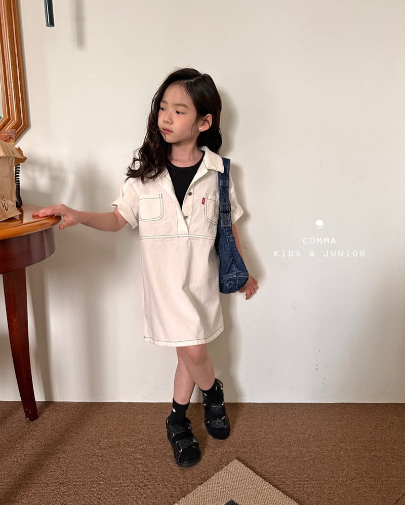 Comma - Korean Children Fashion - #Kfashion4kids - Stitch One-piece - 2