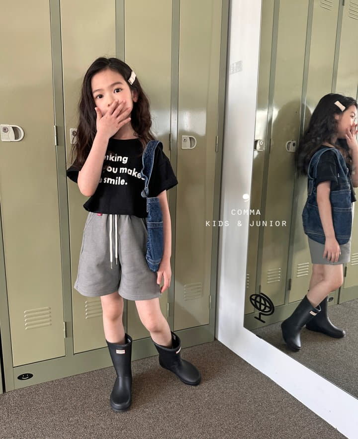 Comma - Korean Children Fashion - #childrensboutique - English Crop Tee - 12