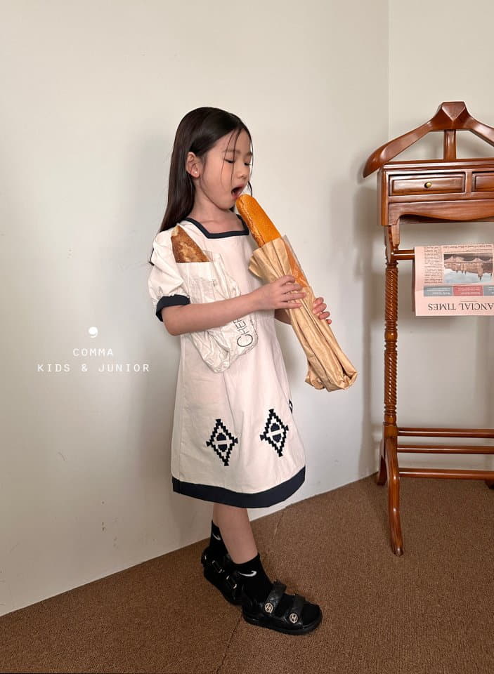 Comma - Korean Children Fashion - #designkidswear - Color One-piece - 2