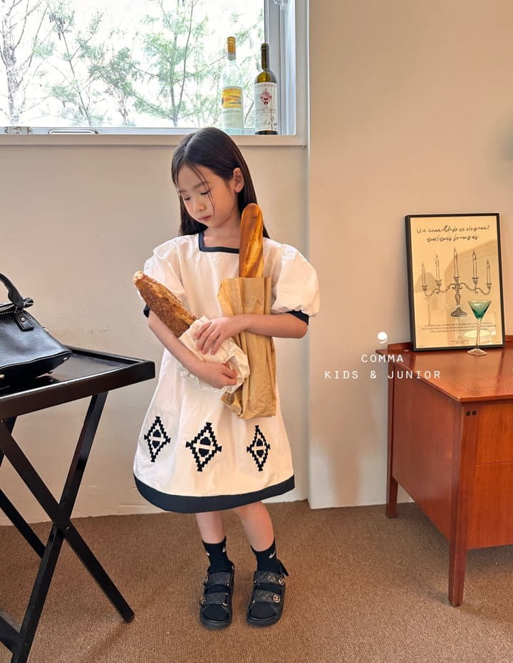 Comma - Korean Children Fashion - #discoveringself - Color One-piece - 3