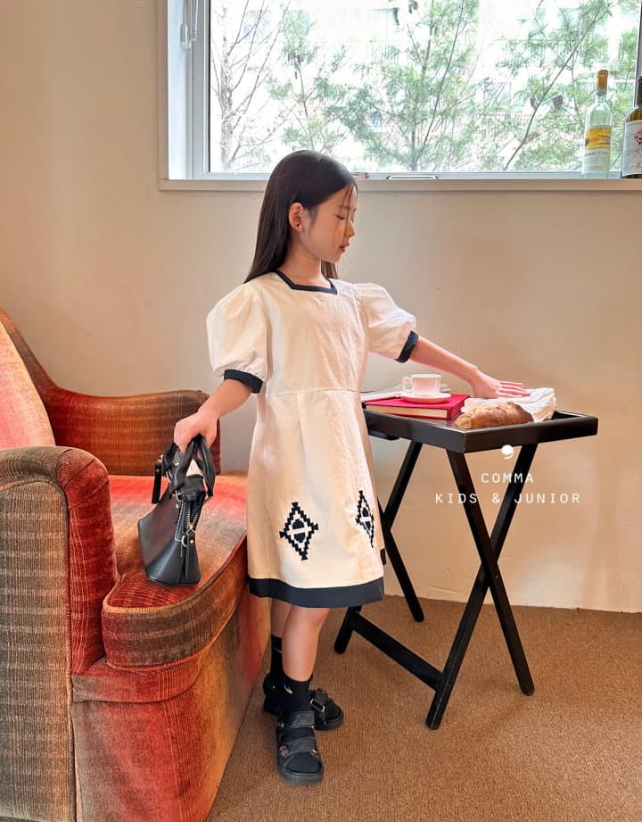 Comma - Korean Children Fashion - #kidsshorts - Color One-piece - 5