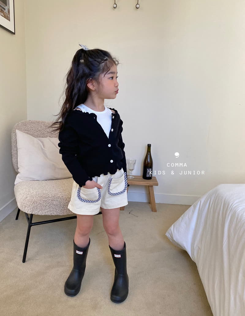 Comma - Korean Children Fashion - #kidsshorts - Check Piping Pants - 2