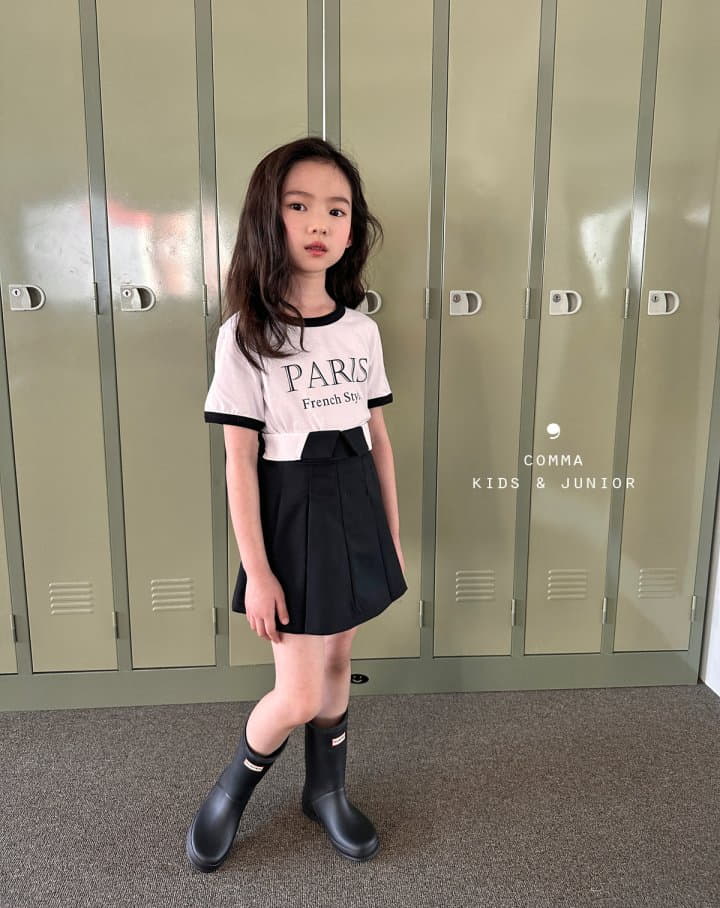 Comma - Korean Children Fashion - #kidsstore - French Paris Tee - 4