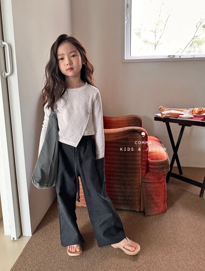 Comma - Korean Children Fashion - #kidzfashiontrend - Unbal Tee