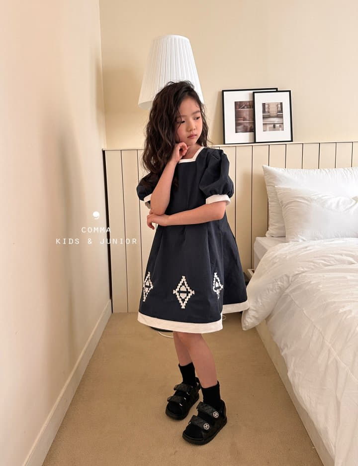 Comma - Korean Children Fashion - #littlefashionista - Color One-piece - 9