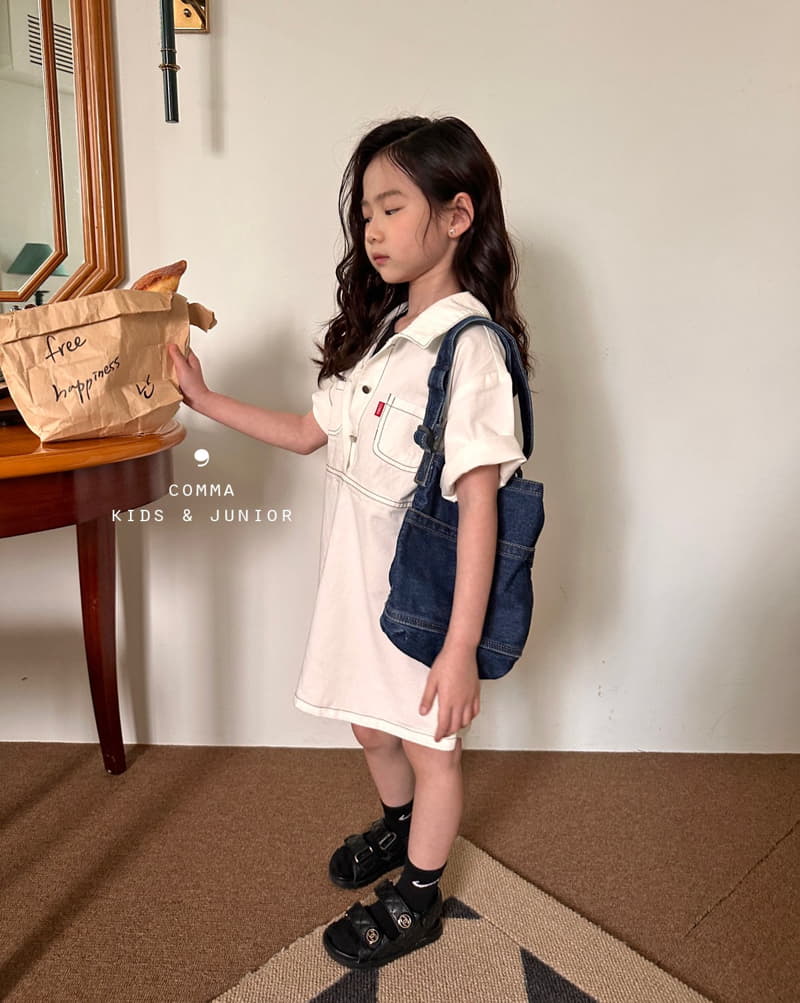 Comma - Korean Children Fashion - #littlefashionista - Stitch One-piece - 3