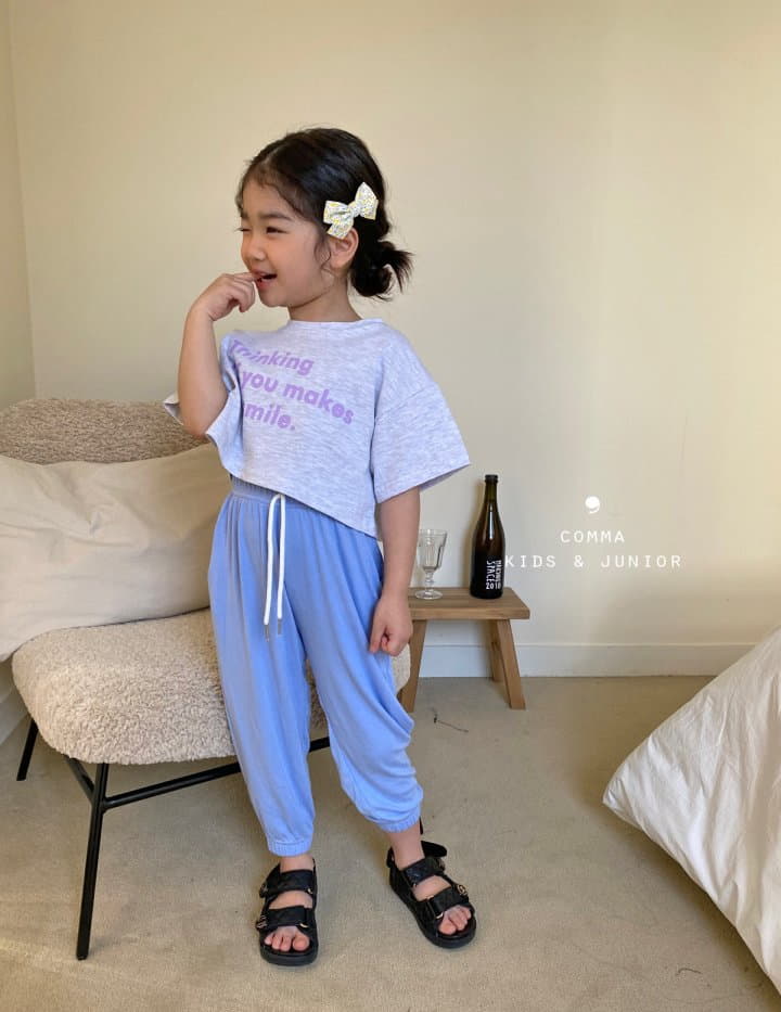 Comma - Korean Children Fashion - #toddlerclothing - English Crop Tee - 9