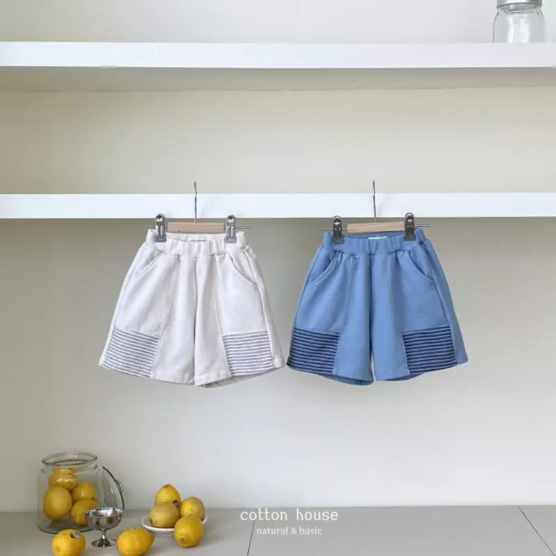 Cotton House - Korean Children Fashion - #Kfashion4kids - Stripes Point Pants - 3