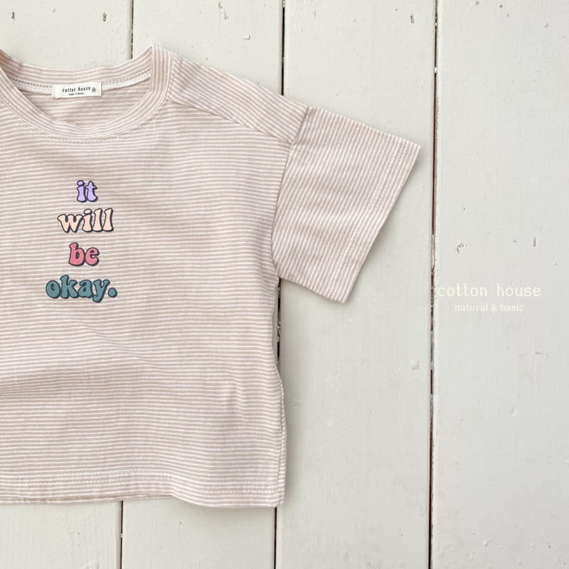 Cotton House - Korean Children Fashion - #childrensboutique - OK Small Stripes Tee - 6