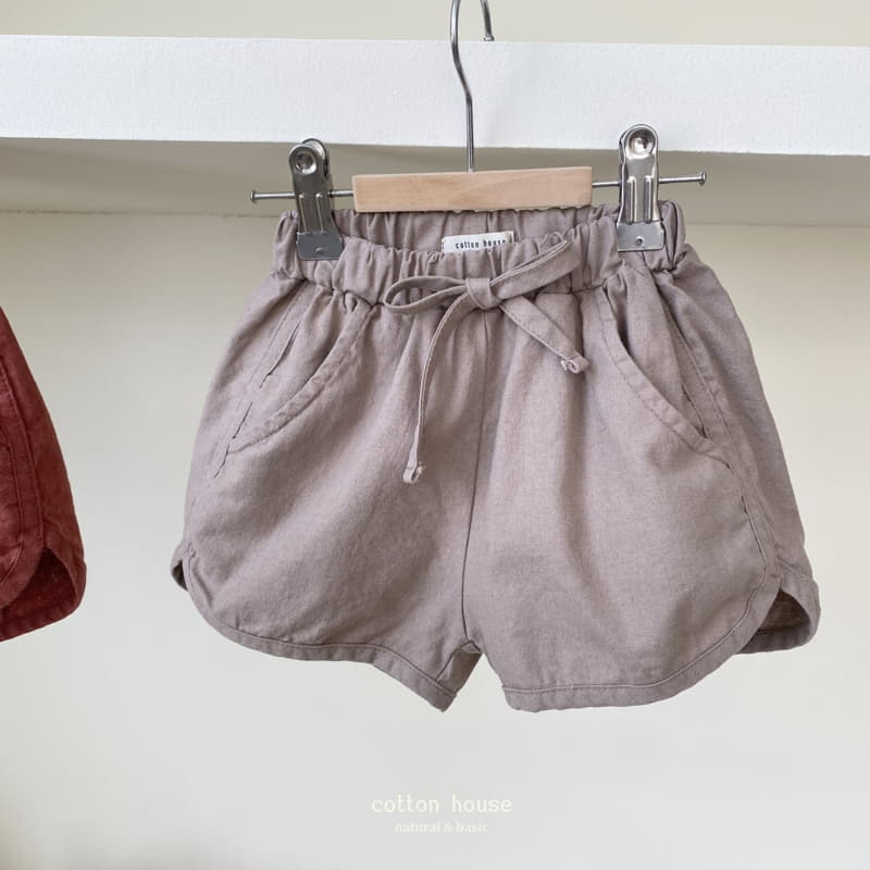 Cotton House - Korean Children Fashion - #childrensboutique - Linen Shorts - 3