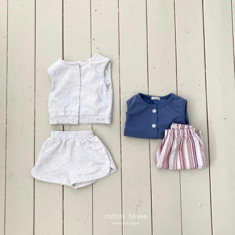 Cotton House - Korean Children Fashion - #designkidswear - Danjjack Sleeveless - 6