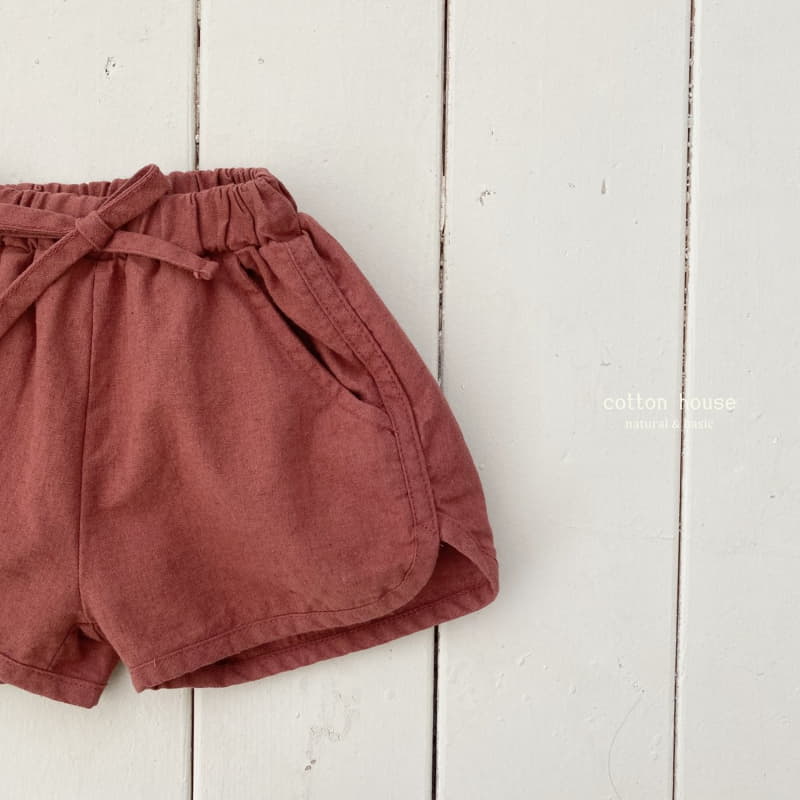Cotton House - Korean Children Fashion - #kidzfashiontrend - Linen Shorts - 9