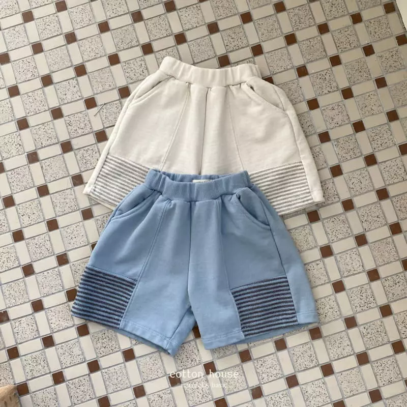 Cotton House - Korean Children Fashion - #kidzfashiontrend - Stripes Point Pants - 2