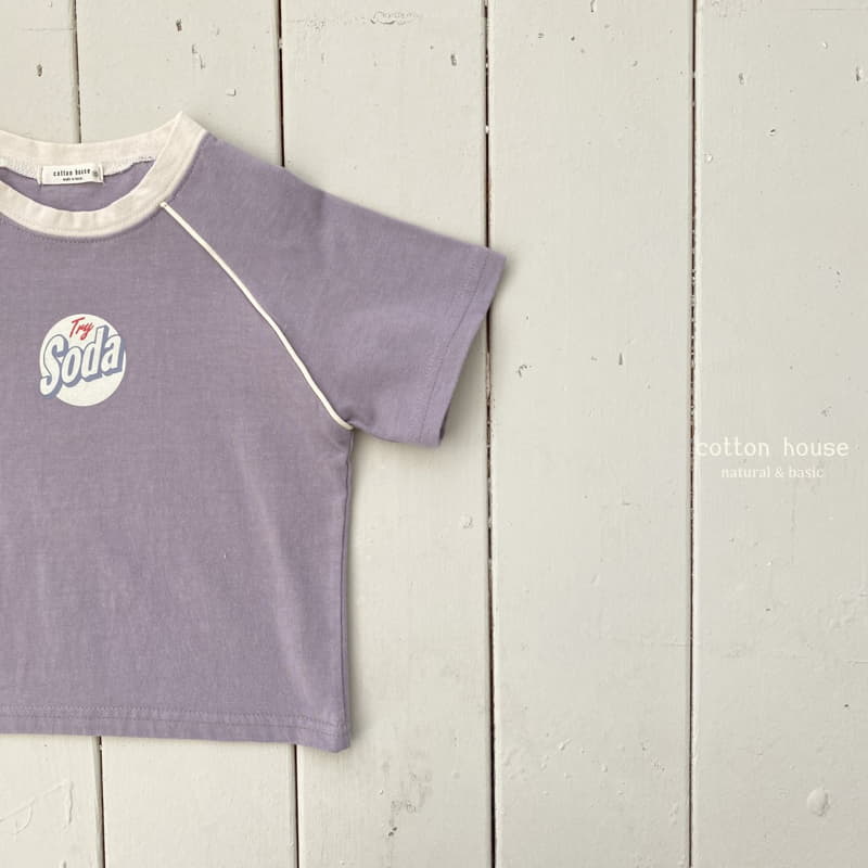 Cotton House - Korean Children Fashion - #magicofchildhood - Soda Pping Stripes Tee - 8