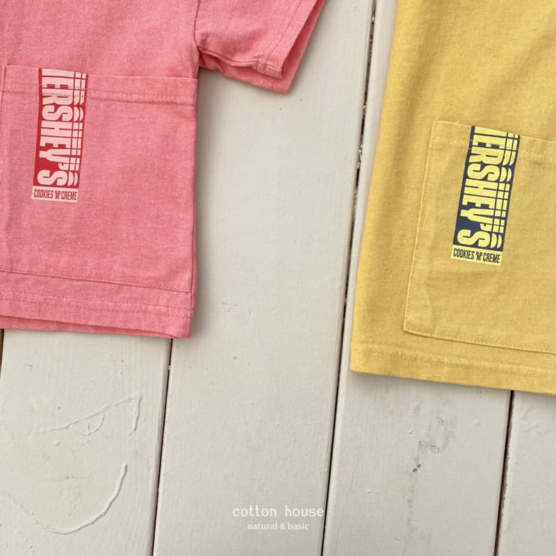 Cotton House - Korean Children Fashion - #magicofchildhood - Pigment Pocket Tee - 7