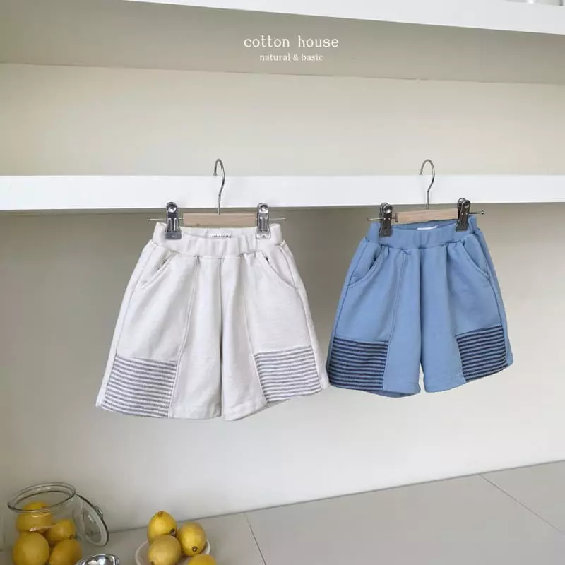 Cotton House - Korean Children Fashion - #todddlerfashion - Stripes Point Pants - 8