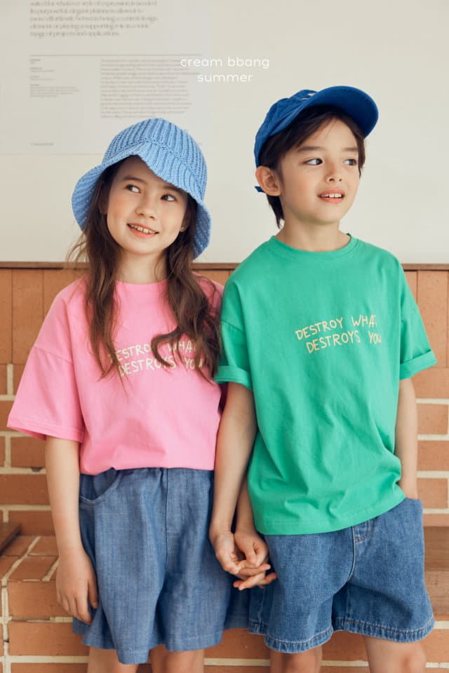 Cream Bbang - Korean Children Fashion - #Kfashion4kids - Habana Denim Shorts - 6