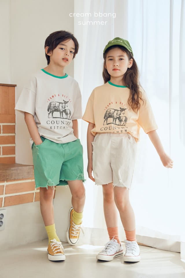 Cream Bbang - Korean Children Fashion - #kidsstore - Vintage Shorts - 4