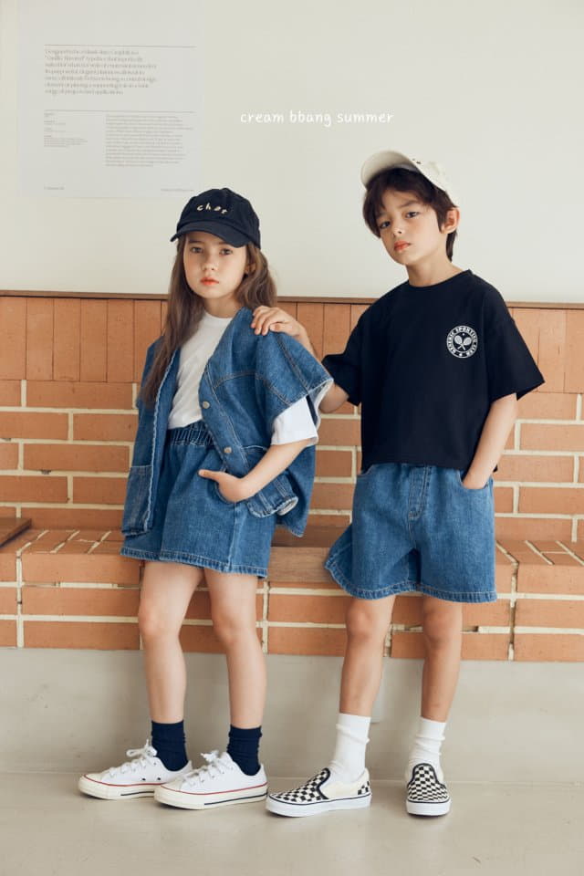 Cream Bbang - Korean Children Fashion - #magicofchildhood - Habana Denim Shorts - 8