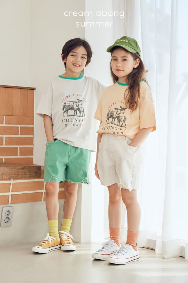 Cream Bbang - Korean Children Fashion - #minifashionista - Vintage Shorts - 8